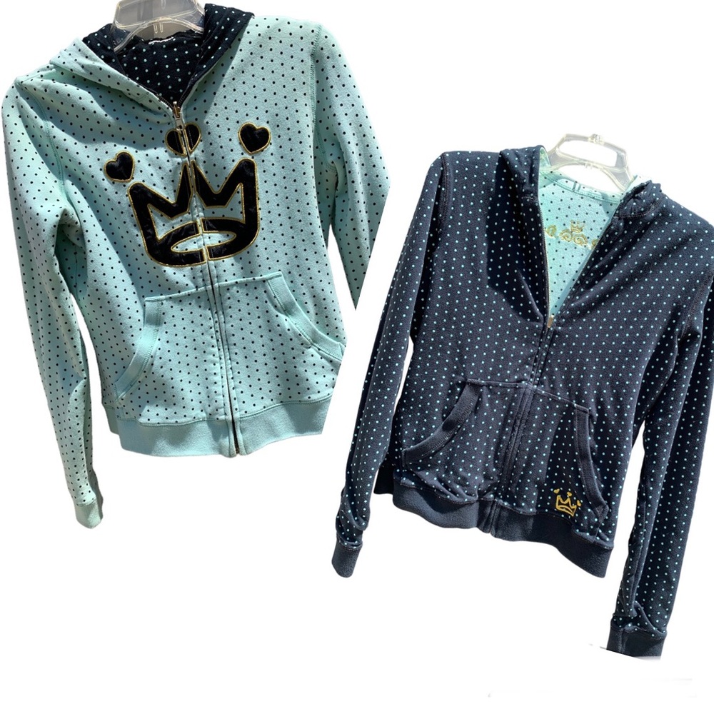 Vintage PNB NATION Reversible Zip Hoodie Original HipHop Streetwear Rare Size S